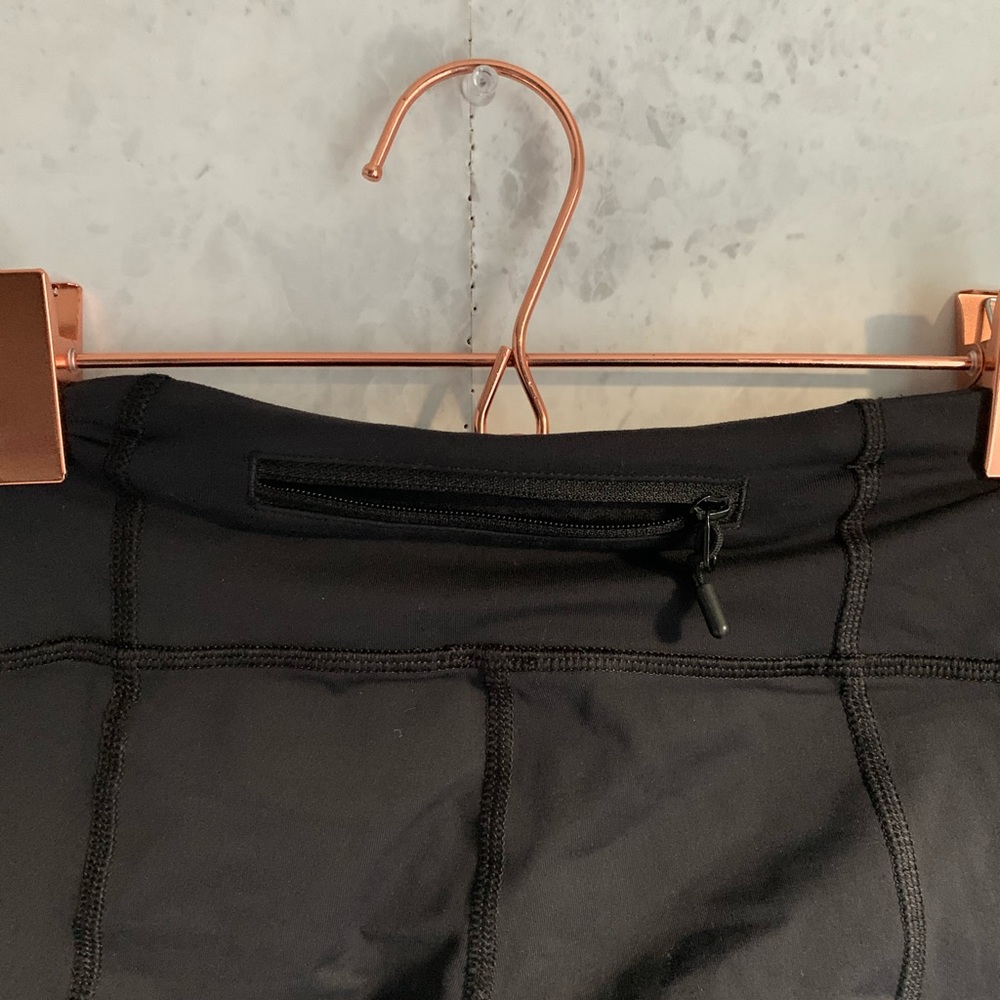 Lululemon Run for Your Life Crop Leggings Black 2 - Picture 7 of 9
